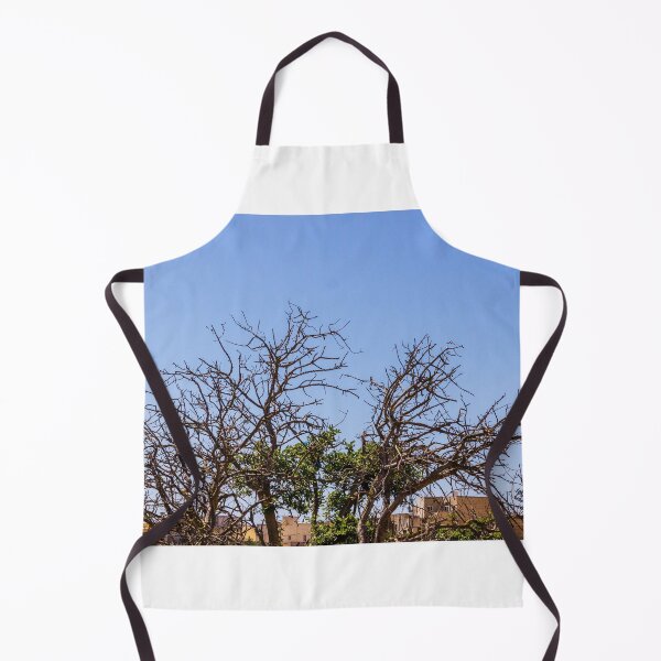 Item preview, Leafless Tree Branches Against Clear Blue Sky Minimal Winter Silhouette and Natural Texture designed and sold by Nmallia.