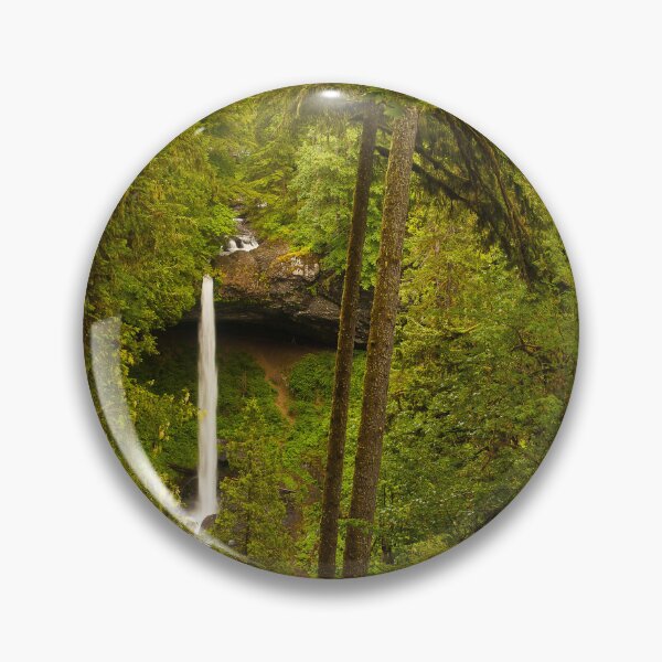 Item preview, An Oregon Serene Forest Waterfall designed and sold by jklune.