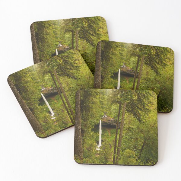 Item preview, An Oregon Serene Forest Waterfall designed and sold by jklune.