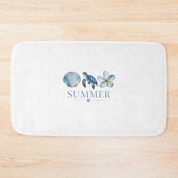 Item preview, Summer Sea Turtle Seashell Tropical Beach Watercolor Coastal Design designed and sold by AveniaOficial.