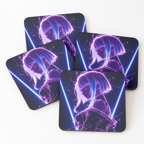 Item preview, Lucy Cyberpunk Edgerunners Neon Glow | Futuristic Anime Girl Sci Fi Art designed and sold by Dyan4.
