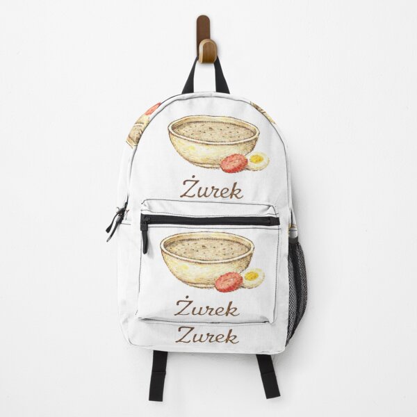 Item preview, Żurek Polish Sour Rye Soup – Traditional Polish Food Illustration - Sour Rye Soup with Egg and Sausage designed and sold by JOANNASKAH.