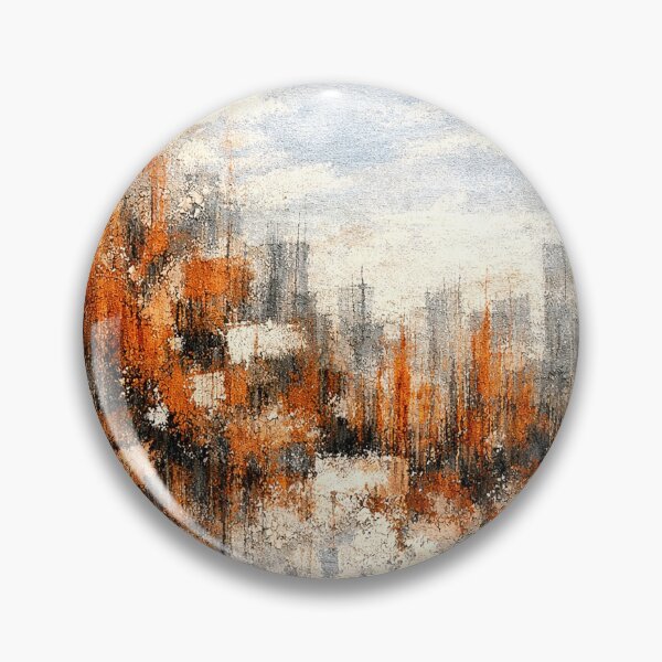 Item preview, Amber Skyline – Atmospheric Abstract Cityscape designed and sold by Ingorgia Studio.