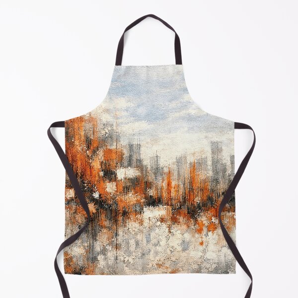 Item preview, Amber Skyline – Atmospheric Abstract Cityscape designed and sold by Ingorgia Studio.