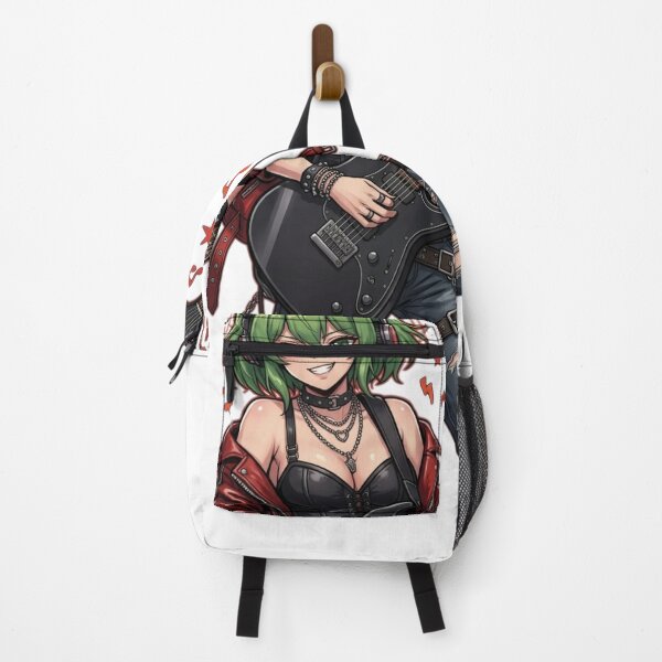 Item preview, Anime rocker girl with electric guitar designed and sold by Ahmedsyde.