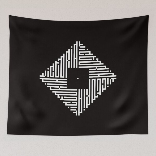 Item preview, VICTORIA | White  | Modern Geometric Kufi Calligraphy | From Name to Art   designed and sold by FOR YOUR NAME.