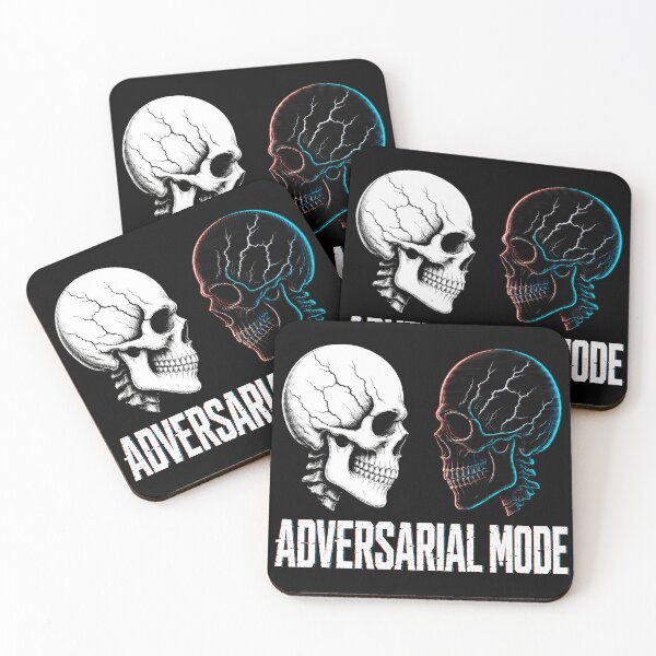 Item preview, Adversarial Mode Dual Skulls designed and sold by ChocoMellowCo.