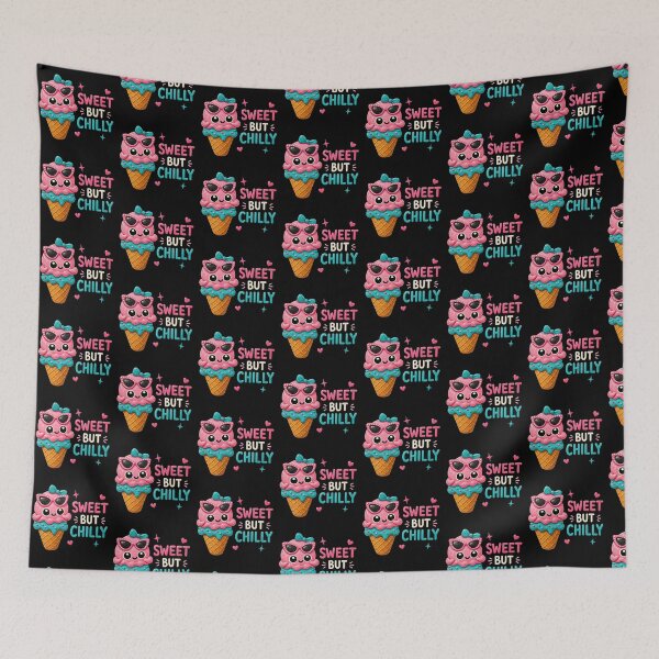 Item preview, Sweet But Chilly Cute Kawaii Ice Cream Cone designed and sold by Liv Solara.