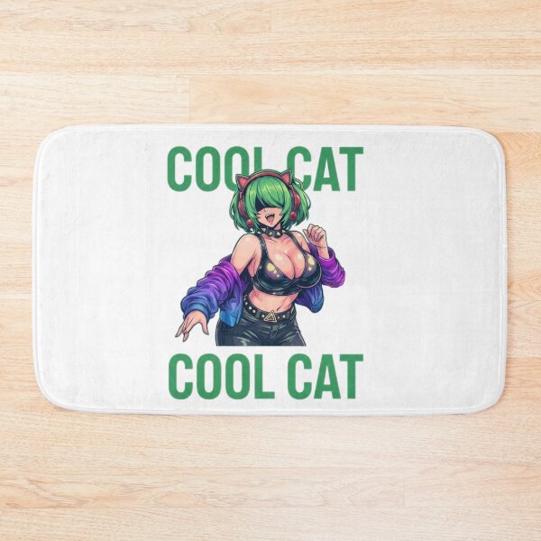 Item preview, Cool anime girl with green hair designed and sold by Ahmedsyde.