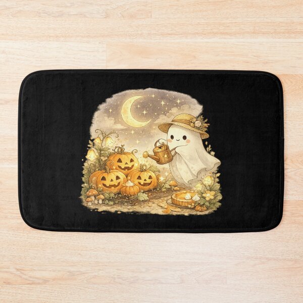 Item preview, Cute Ghost Pumpkin Garden Shirt | Cottagecore Halloween | Cozy Spooky Autumn | Whimsical Ghost Fall Gift designed and sold by MrDev.