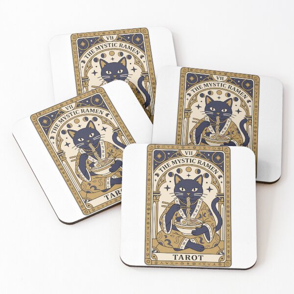 Item preview, The Noodle Tarot Card Mystic Cat Ramen Reader designed and sold by ryanguas.