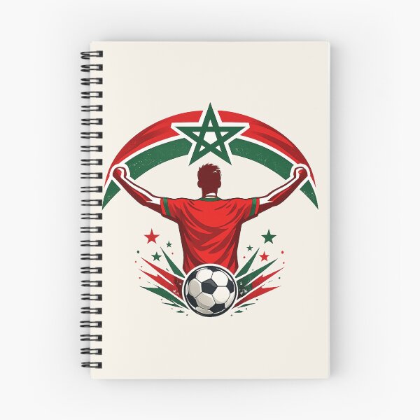 Item preview, Morocco Soccer Fan Patriotic Supporter designed and sold by Corvoria.