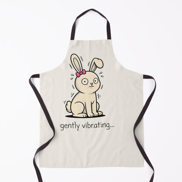 Item preview, Anxious Rabbit gently vibrating... | Anxiety Humor Meme designed and sold by BeanToePets.