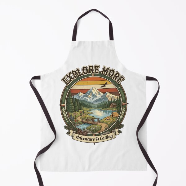 Item preview, Explore More Adventure Is Calling Vintage National Park Retro Camping Design designed and sold by CreativeNest Prints.