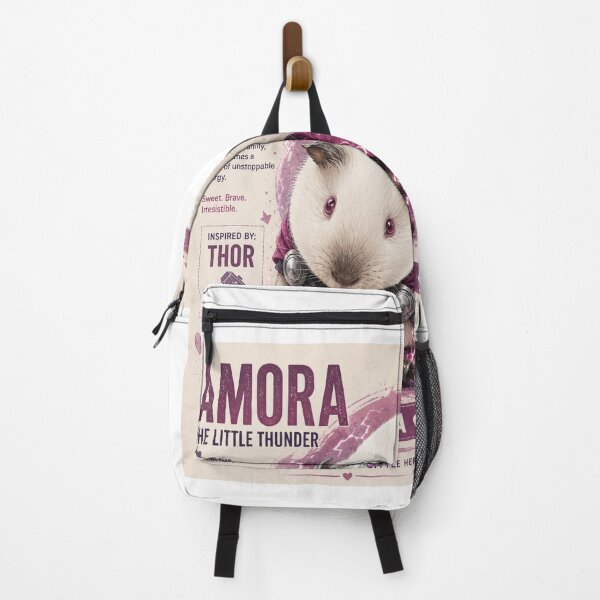 Item preview, Amora The Little Thunder - Thor Guinea Pig Hero designed and sold by pixelandpassionart.