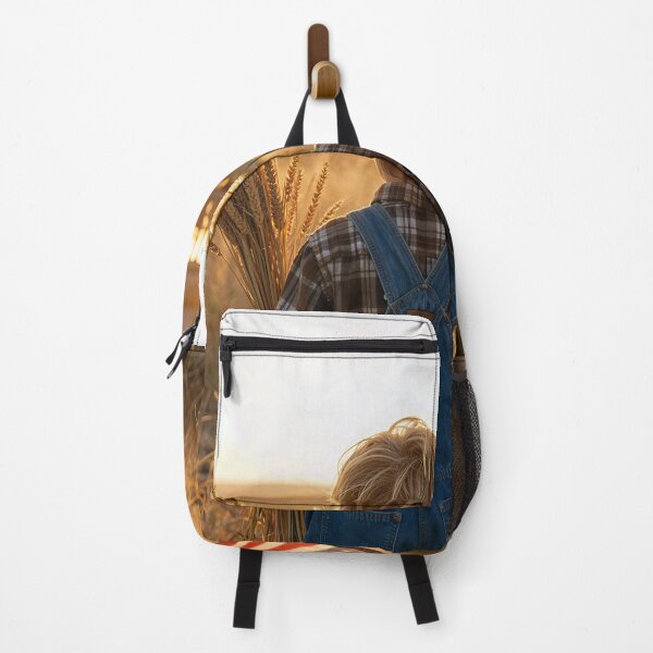 Item preview, Boy Holding an American Flag and Wheat Sheaves designed and sold by Maria Dryfhout.