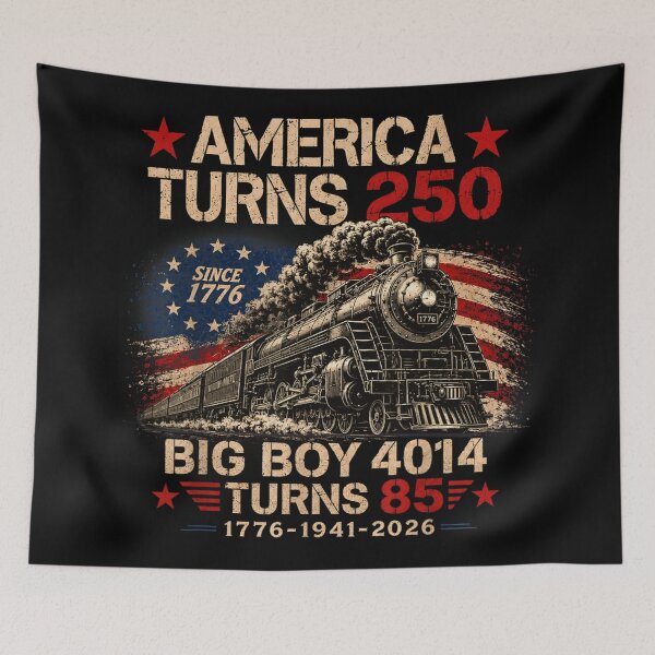 Item preview, America Turns 250 Big Boy 4014 Train Quarter Sestercentennial Anniversary designed and sold by Taniyah Gomes.