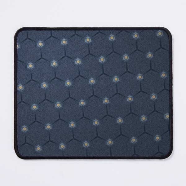 Item preview, Navy Blue Connected Dot Constellation Pattern designed and sold by IntelliMindDesigns.