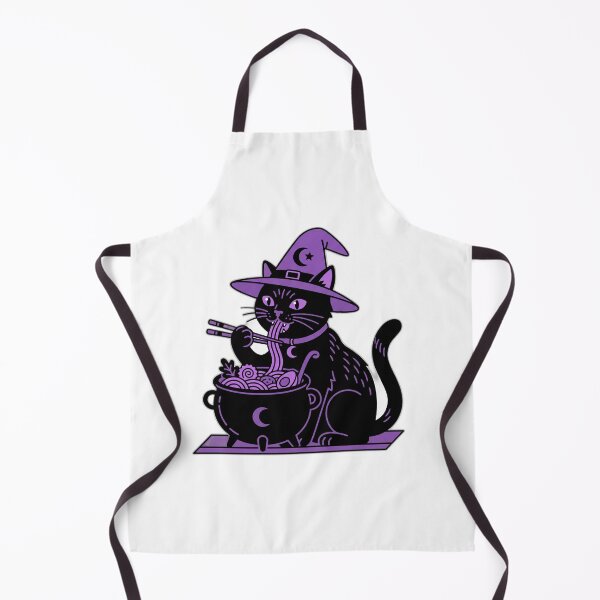 Item preview, Witchy Black Cat Cauldron Ramen Magic Potion designed and sold by ryanguas.