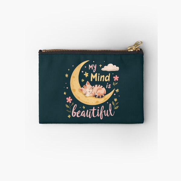 Item preview, My Mind Is Beautiful Cute Cat Autism Acceptance Neurodiversity Pride designed and sold by EchoPrint Co..