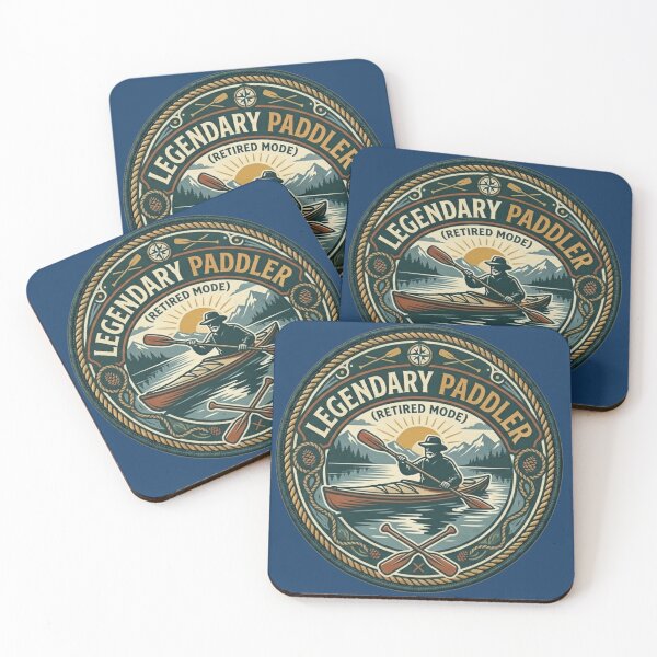 Item preview, Legendary Paddler Retirement Kayaking Funny Outdoor Gift designed and sold by thoughtswear.