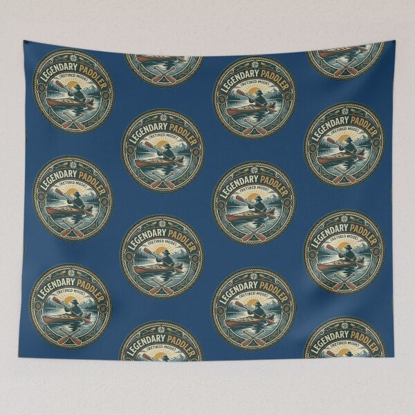 Item preview, Legendary Paddler Retirement Kayaking Funny Outdoor Gift designed and sold by thoughtswear.