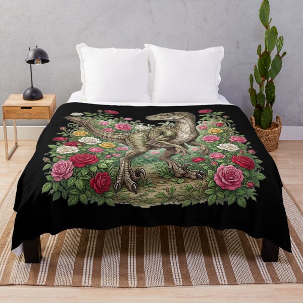 Item preview, Velociraptor in the rose garden designed and sold by ReneMM.
