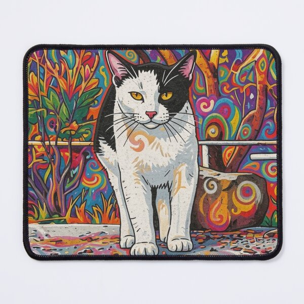 Item preview, Mickie Cat Urban Mural 3 designed and sold by Reclining Buddha Cat.