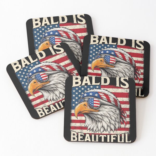 Item preview, Bald Is Beautiful American Eagle Flag Fourth Of July Patriotic Design designed and sold by Taniyah Gomes.