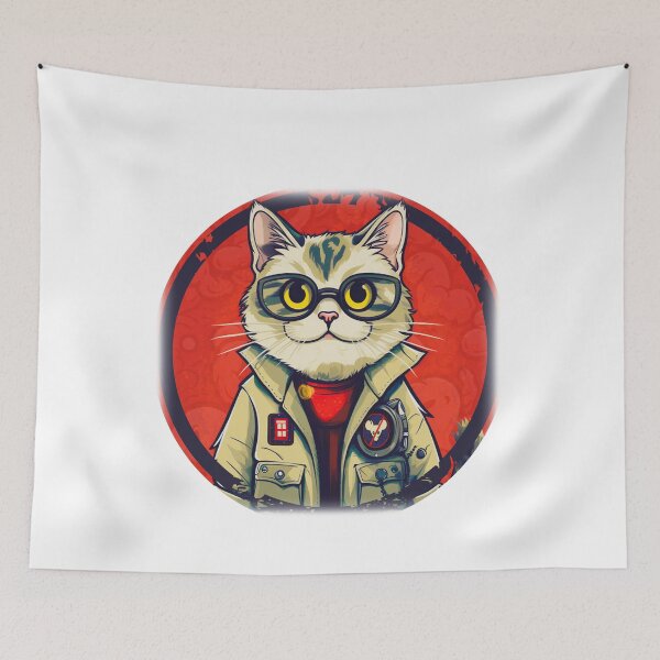 Item preview, KITTEN PROFESSOR designed and sold by SudeeshArt.