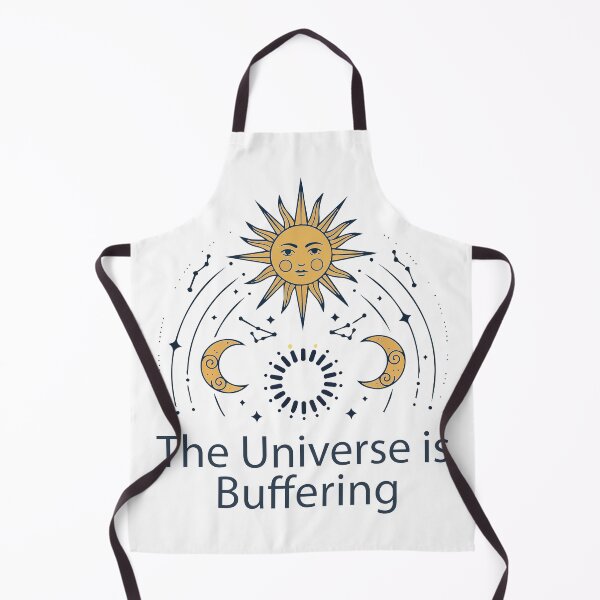 Item preview, "The Universe is Buffering" Funny Celestial Art - Sarcastic Tarot Sun Graphic - Mystic Tech Humor designed and sold by BestChoiceService.