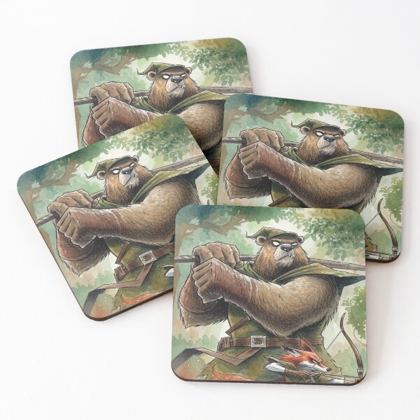 Item preview, Bear and Fox Outlaws of the Greenwood designed and sold by RogerEalth.