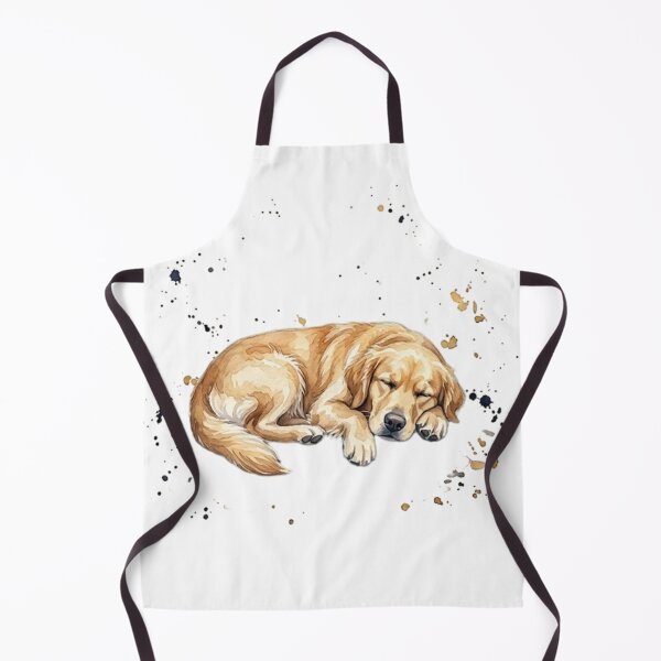Item preview, Golden Retriever in Watercolors Sleeping designed and sold by TheMagicIcon.