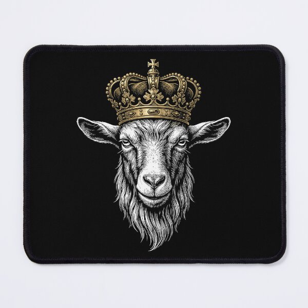 Item preview, Goat Wearing King Crown designed and sold by MO DESIGNS.