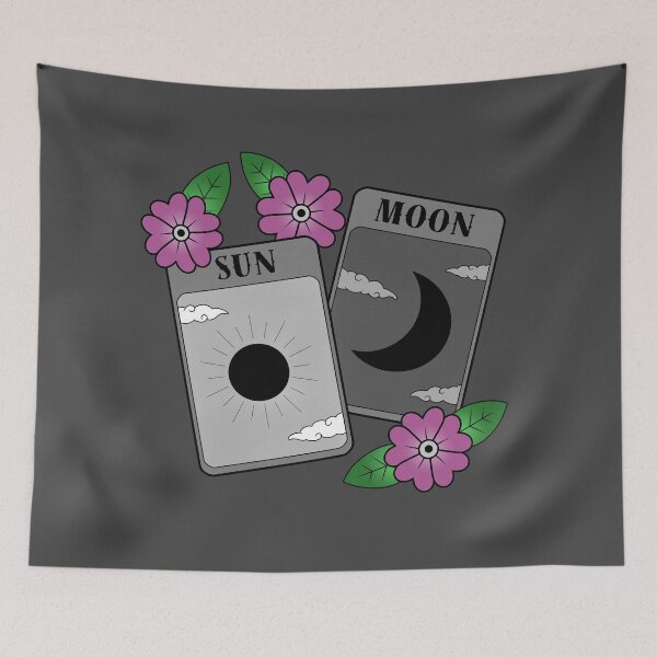 Item preview, Sun & Moon - Pink designed and sold by TheeForestFox Shop.