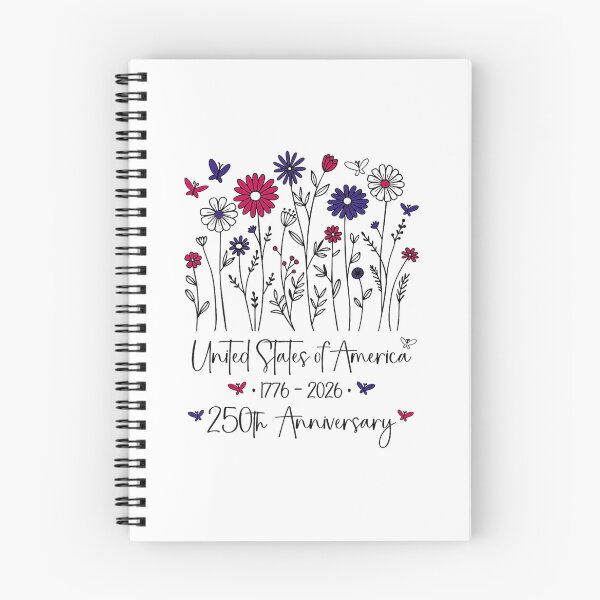 Item preview, United States Of America 250th Anniversary Floral Wildflower Butterfly Aesthetic designed and sold by Serene woods.