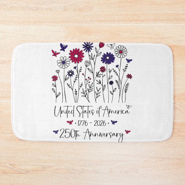 Item preview, United States Of America 250th Anniversary Floral Wildflower Butterfly Aesthetic designed and sold by Serene woods.