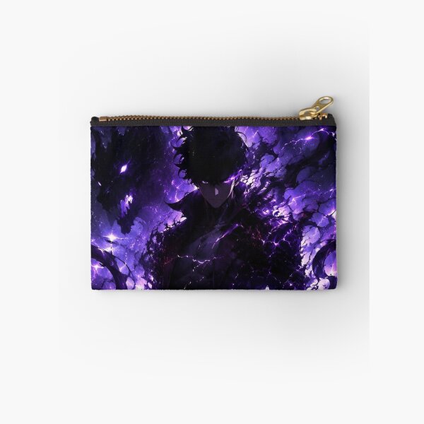 Item preview, Cosmic Shadow Monarch | Dark Void Warrior Anime Style | Purple Galaxy Fantasy Art designed and sold by Dyan4.