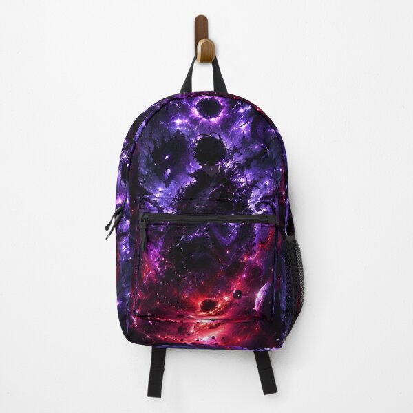 Item preview, Cosmic Shadow Monarch | Dark Void Warrior Anime Style | Purple Galaxy Fantasy Art designed and sold by Dyan4.