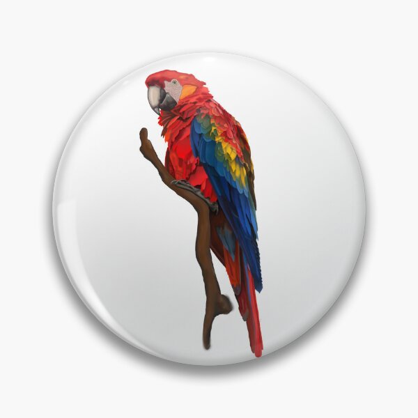 Item preview, Red Macaw designed and sold by PaulaGaitleyArt.