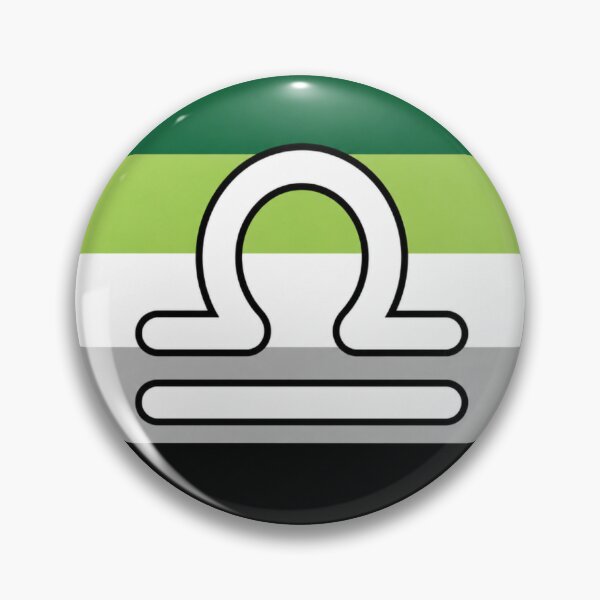 Item preview, Libra Aromantic Pride Symbol  designed and sold by MandiDaniDesign.