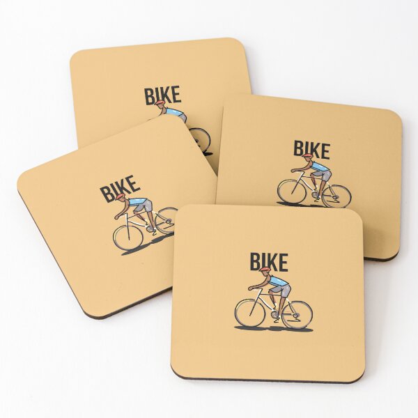 Item preview, Minimalist Retro Cycling Illustration Yellow Background designed and sold by THE RILONA.