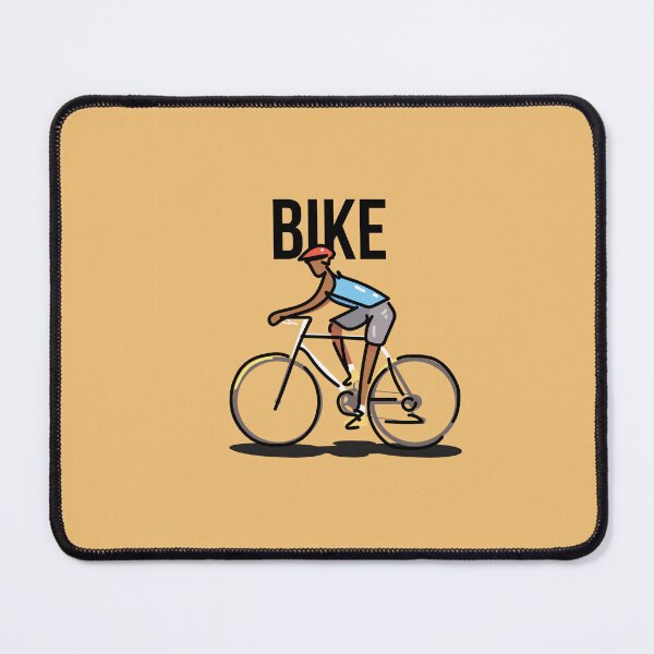 Item preview, Minimalist Retro Cycling Illustration Yellow Background designed and sold by THE RILONA.