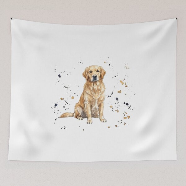 Item preview, Watercolor Golden Retriever Sitting designed and sold by TheMagicIcon.