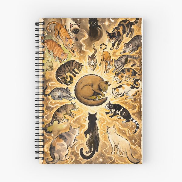 Item preview, Circle of Cats in Golden Starlight designed and sold by RogerEalth.