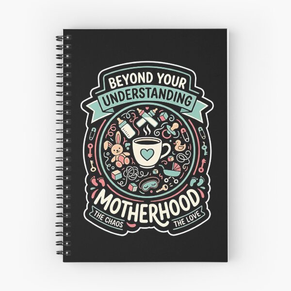 Item preview, Motherhood Chaos and Love: Funny Tired Mom Badge Art designed and sold by ShadowArtEG.