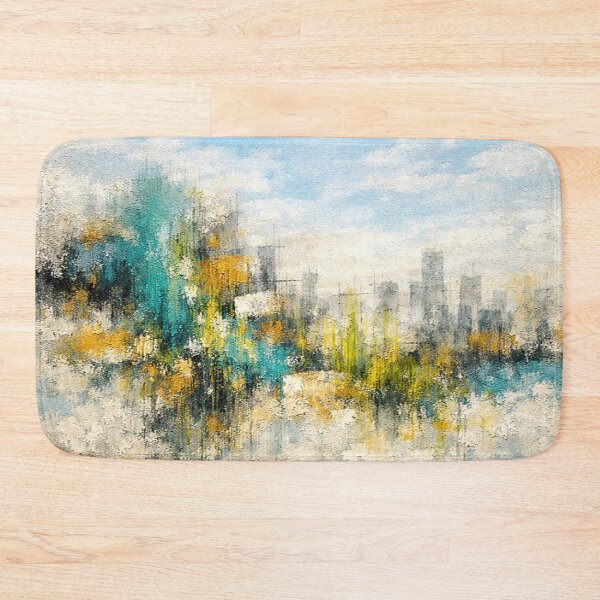 Item preview, Amber Skyline – Turquoise designed and sold by Ingorgia Studio.