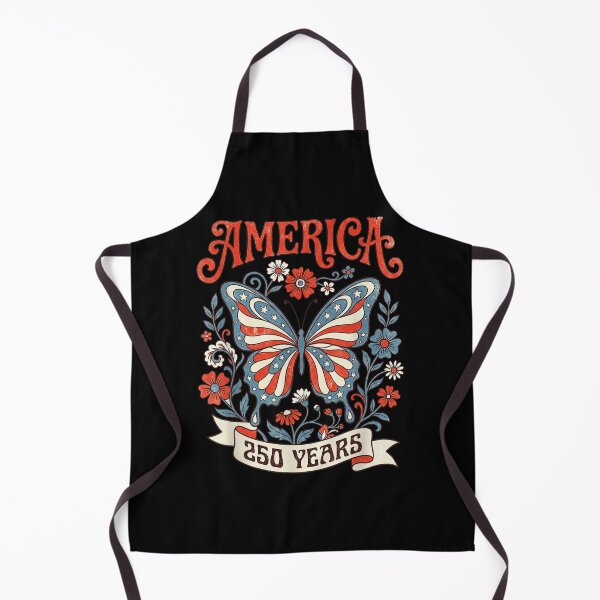 Item preview, Vintage America 250 Years Semiquincentennial Butterfly Floral Patriotic 1776 2026 designed and sold by River Silva.