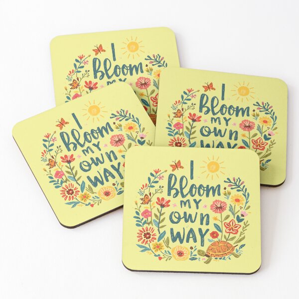 Item preview, I Bloom My Own Way Cute Turtle Autism Acceptance Neurodiversity designed and sold by EchoPrint Co..