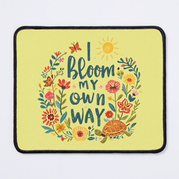 Item preview, I Bloom My Own Way Cute Turtle Autism Acceptance Neurodiversity designed and sold by EchoPrint Co..